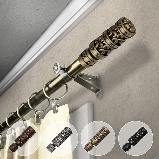 Rod Desyne Whirl 13/16" Adjustable Curtain Rod