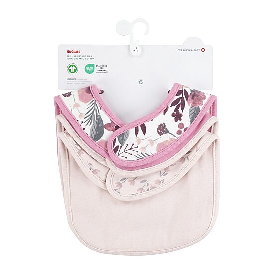 Huggies Girls 3-pc. Bib