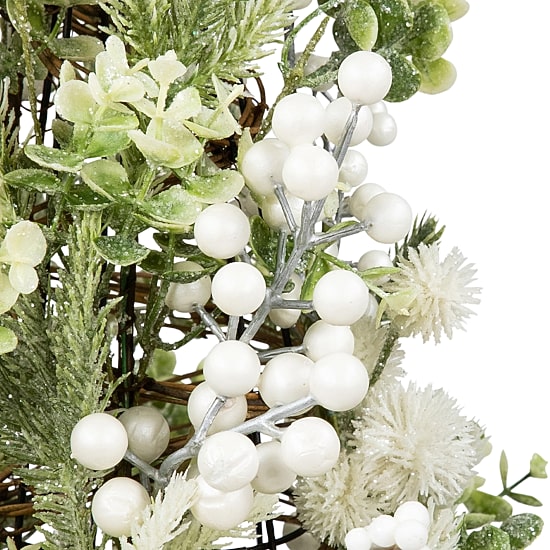Northlight Glittered Berries And Pine 2 1/2 Foot Pine Christmas Tree