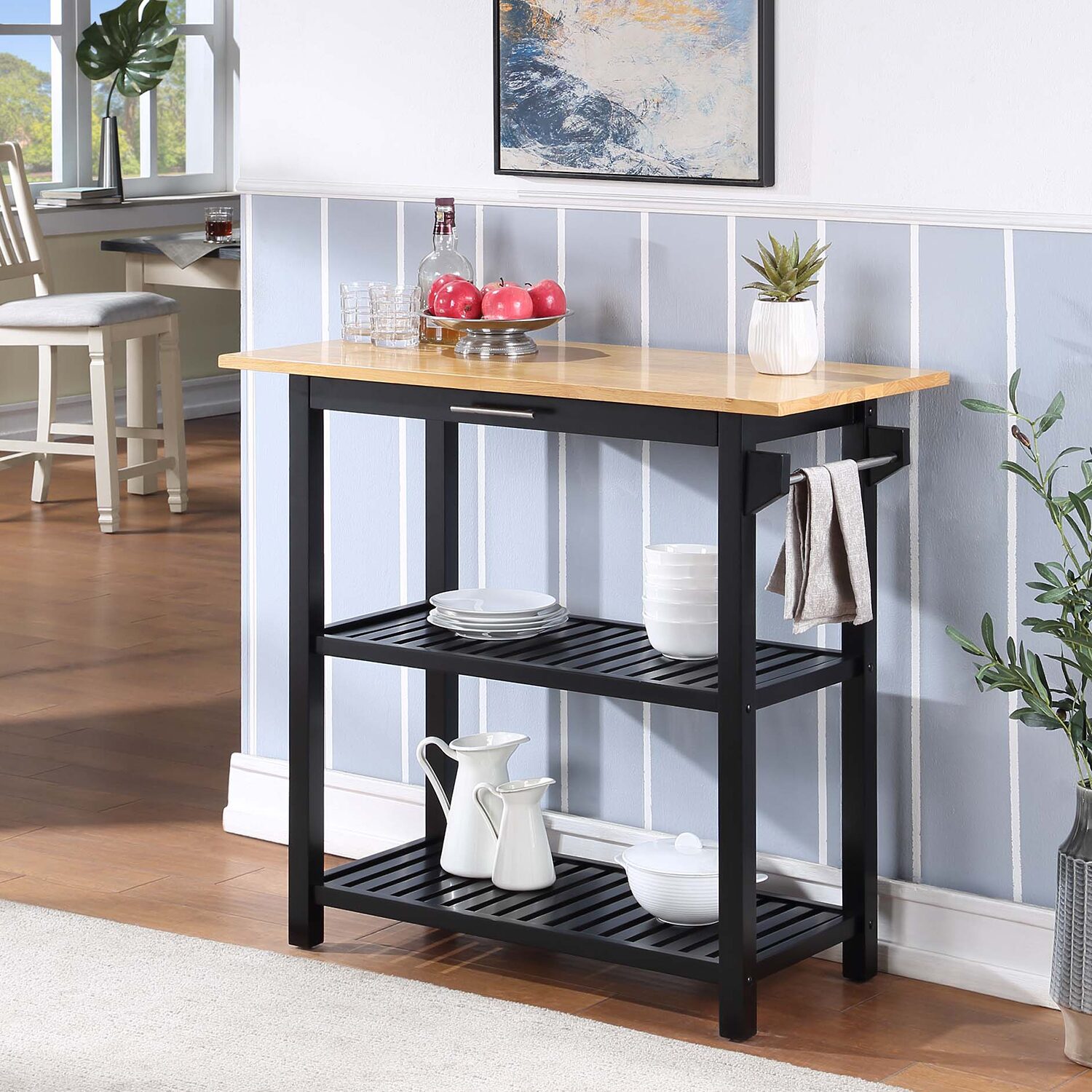 Convenience Concepts Designs2go Wood-Top Kitchen Island