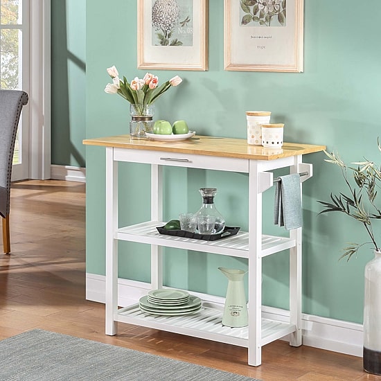 Convenience Concepts Designs2go Wood-Top Kitchen Island