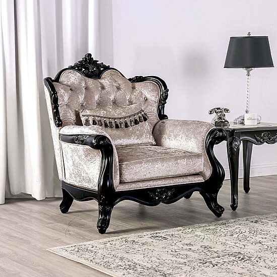 Furniture of America™ Raya Tufted Upholstered Armchair