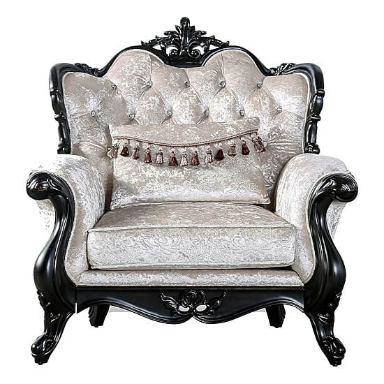 Furniture of America™ Raya Tufted Upholstered Armchair