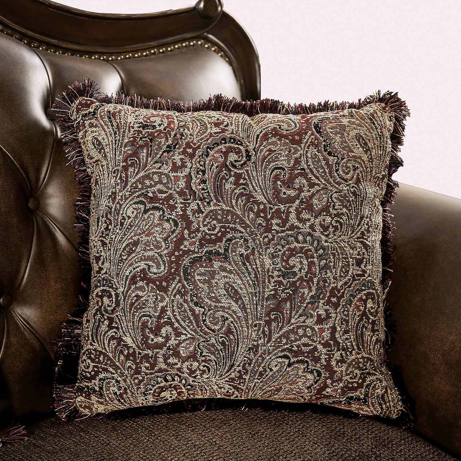 Furniture of America™ Somina Tufted Upholstered Wingback Chair