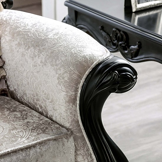 Furniture of America™ Raya Roll-Arm Upholstered Loveseat