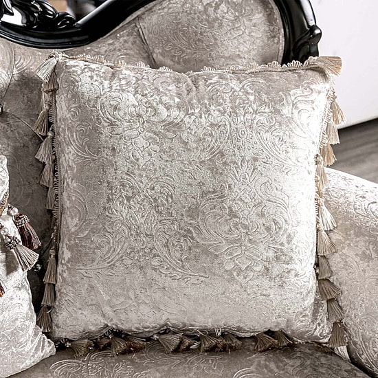 Furniture of America™ Raya Roll-Arm Upholstered Loveseat
