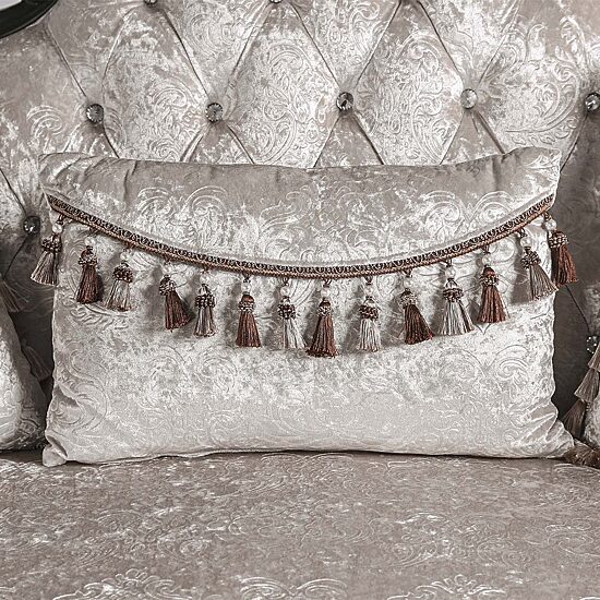 Furniture of America™ Raya Roll-Arm Upholstered Loveseat