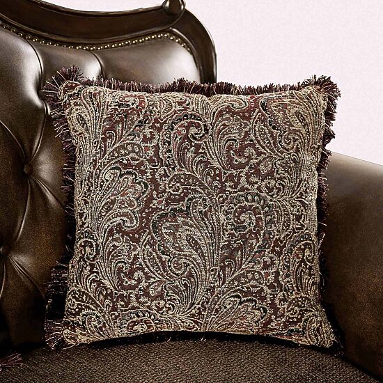 Furniture of America™ Somina Roll-Arm Upholstered Loveseat