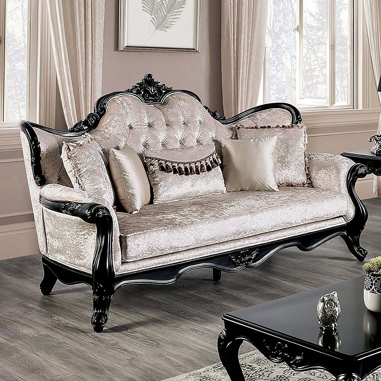 Furniture of America™ Raya Roll-Arm Sofa