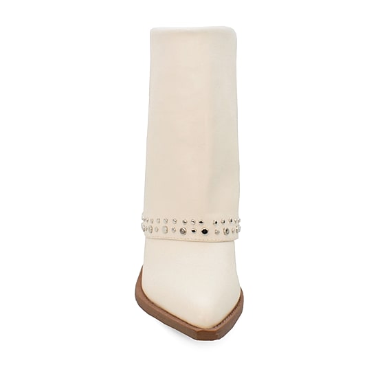Yoki Womens Gayle-05 Stacked Heel Booties
