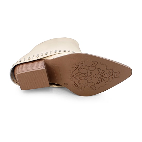 Yoki Womens Gayle-05 Stacked Heel Booties