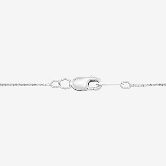 Womens Lab Created Blue Opal Sterling Silver 18 Inch Pendant Necklace