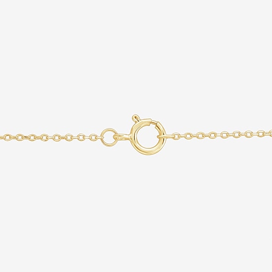 ( F/SI1-SI2 ) Womens 1 CT. T.W. Lab-Grown White Diamond 10K Gold Pear 18 Inch Pendant Necklace