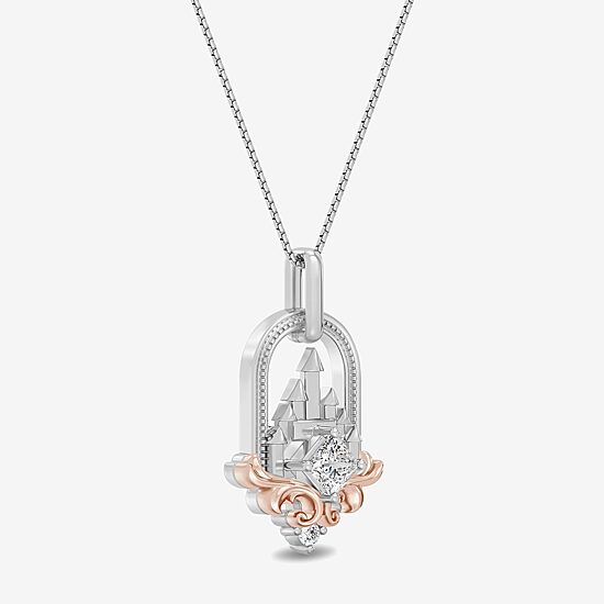 Majestic Princess (I, I2) Womens 1/4 CT. T.W. Lab Grown White Diamond Sterling Silver 18 Inch Pendant Necklace