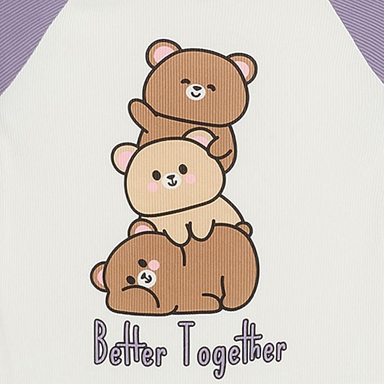 by&by girl Big Kid Girls Round Neck Long Sleeve Regular Fit Graphic T-Shirt