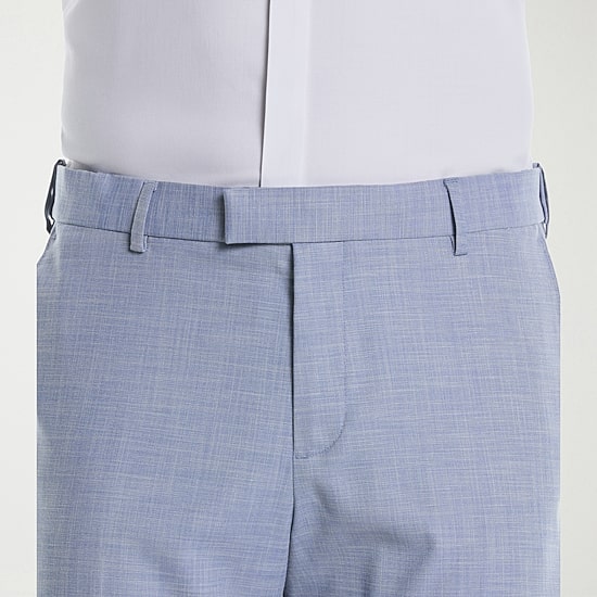 Savane Sharkskin Mens Straight Fit Flat Front Pant