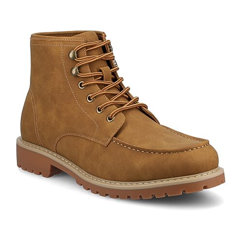 Vance Co Mens Zeus Block Heel Chelsea Boots, 10 1/2 Wide, Brown