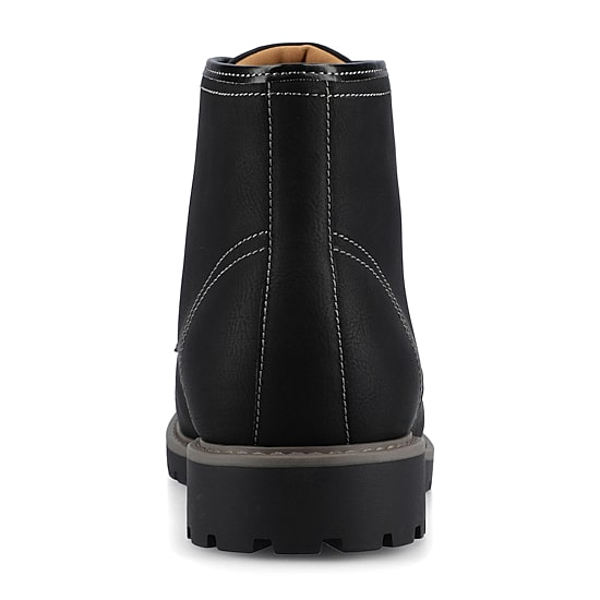 Vance Co Mens Zeus Block Heel Chelsea Boots