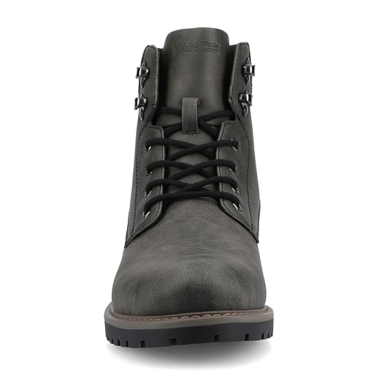 Vance Co Mens Block Heel Combat Boots