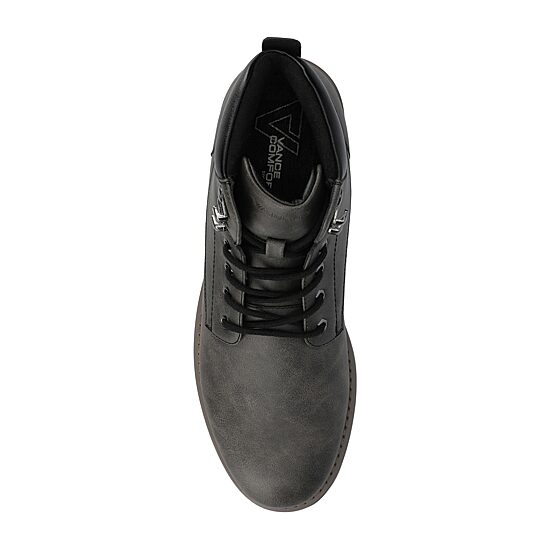 Vance Co Mens Block Heel Combat Boots