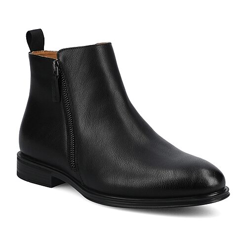 Vance Co Mens Block Heel Chelsea Boots, 13 Medium, Black