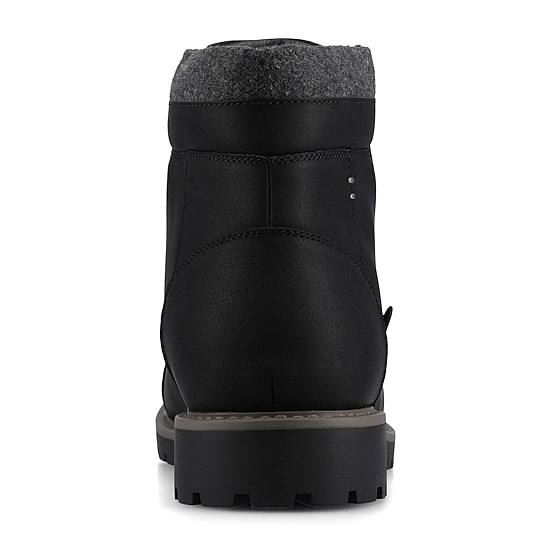 Vance Co Mens Block Heel Combat Boots