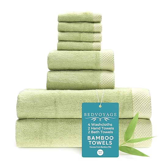 BedVoyage Resort 8-pc. Rayon from Bamboo Bath Towel Set