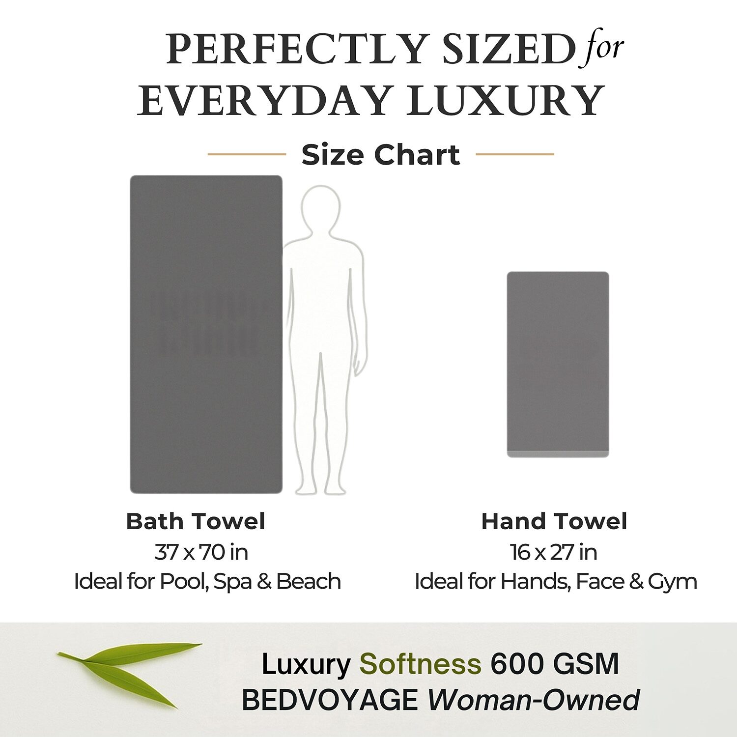 Bedvoyage Cotton & Bamboo Bath Sheet