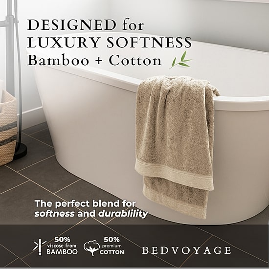 Bedvoyage Cotton & Bamboo Bath Sheet