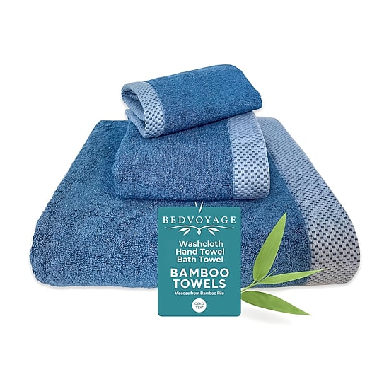 Bedvoyage 3-pc. Solid Bath Towel Set