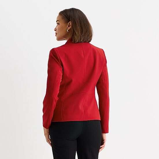 Black Label by Evan-Picone Womens Classic Fit Suit Jacket