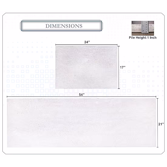 Home Weavers Inc Element 2-pc. Bath Rug Set