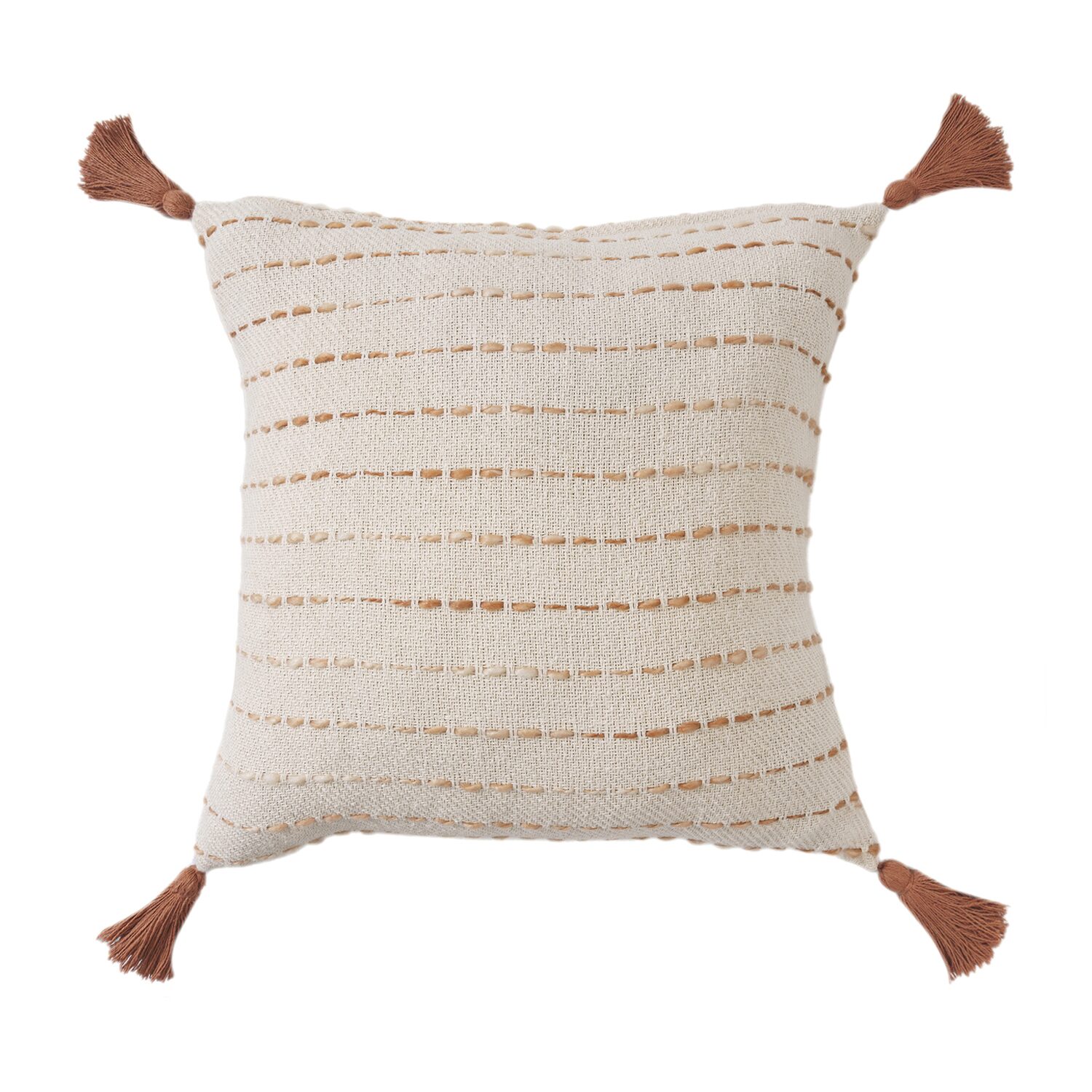 LR Home Lyn Stripe Square Throw Pillow