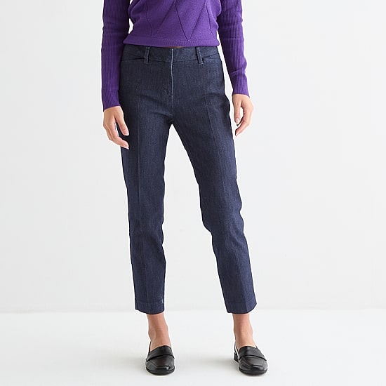 Liz Claiborne Emma Womens Stretch Fabric Ankle Mid Rise Ankle Pant