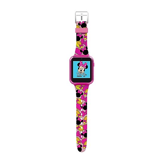 Disney Minnie Mouse Girls Pink Smart Watch Mn4116jc