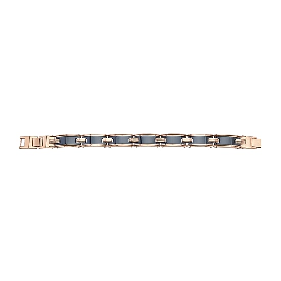 8 1/2 Inch Mens Stainless Steel Link Bracelet