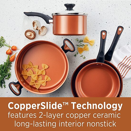 Farberware Glide 12-pc. Ceramic Non-Stick Cookware Set