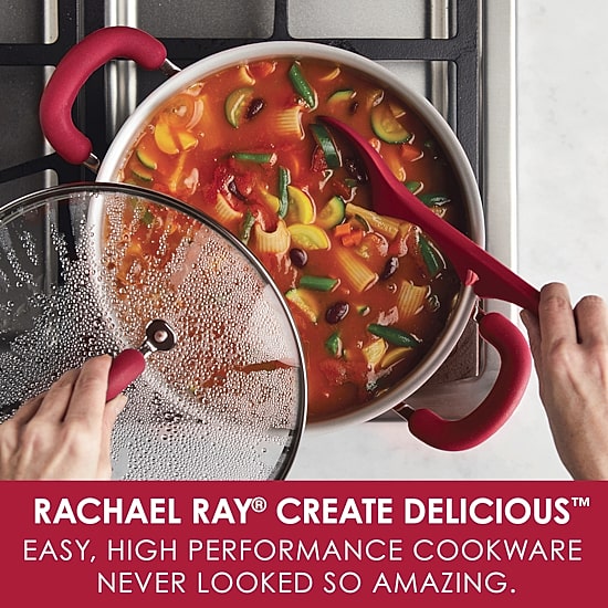 Rachael Ray Create Delicious 6-qt. Non-Stick Stockpot with Lid