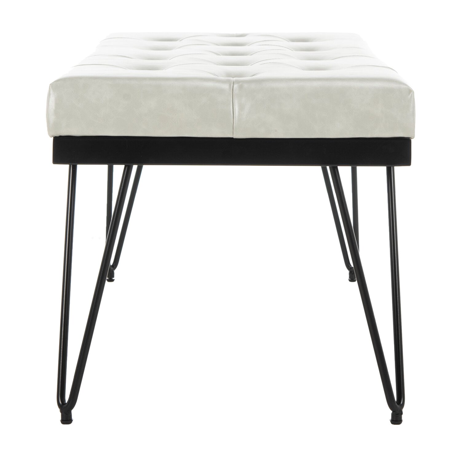 Marcella Faux Leather Accent Bench