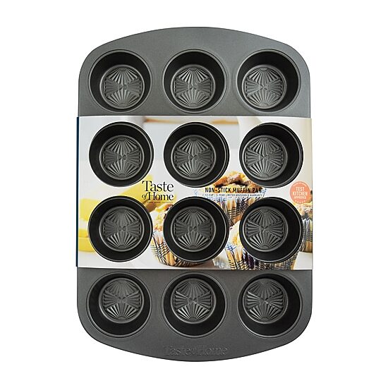 Taste of Home 12-cup Non-Stick Metal Muffin Pan