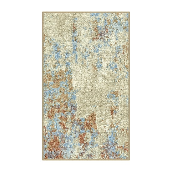 Maples Abstract Stone Rectangular Indoor Accent Rug