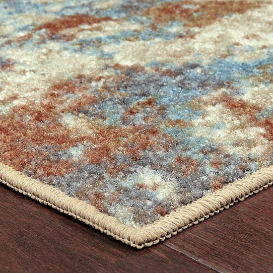 Maples Abstract Stone Rectangular Indoor Accent Rug