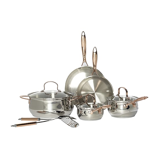 Denmark Stainless Steel 10-pc. Cookware Set