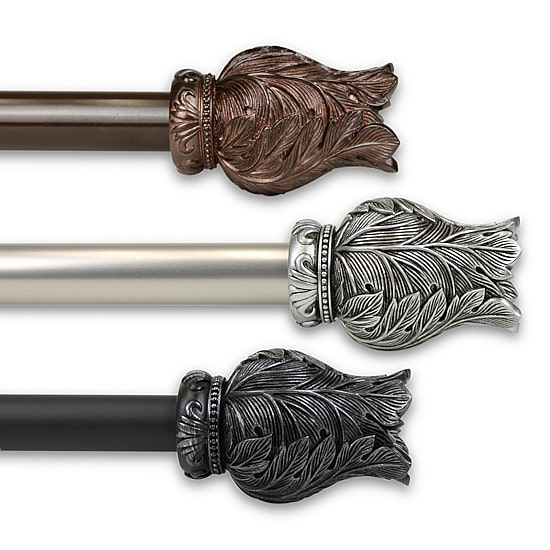 Rod Desyne Verda 1 IN Adjustable Curtain Rod