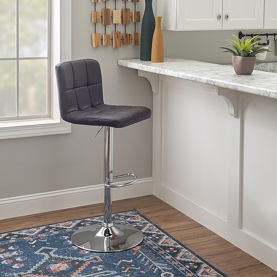 Linon Timarron Upholstered Bar Stool