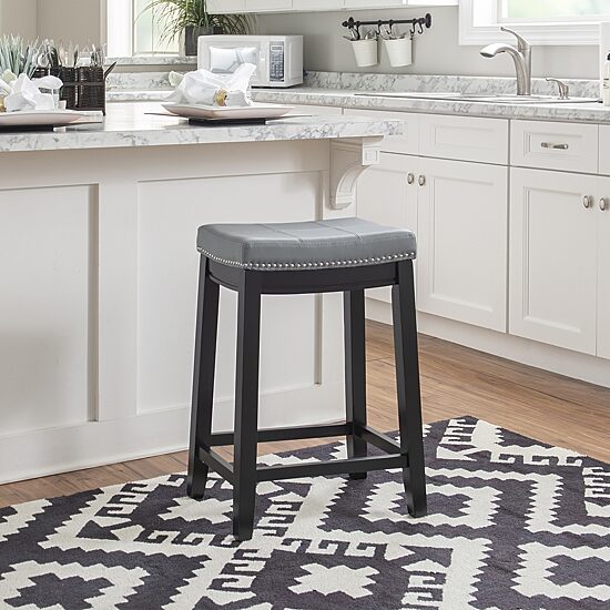 Linon Coovewood Counter Height Bar Stool