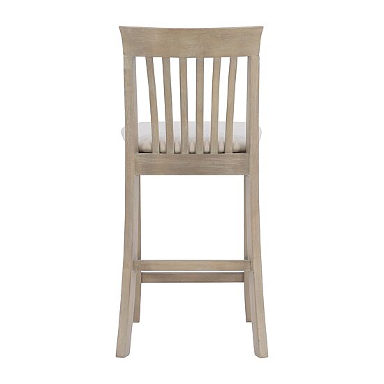 Linon Tarlton Counter Height Upholstered Bar Stool