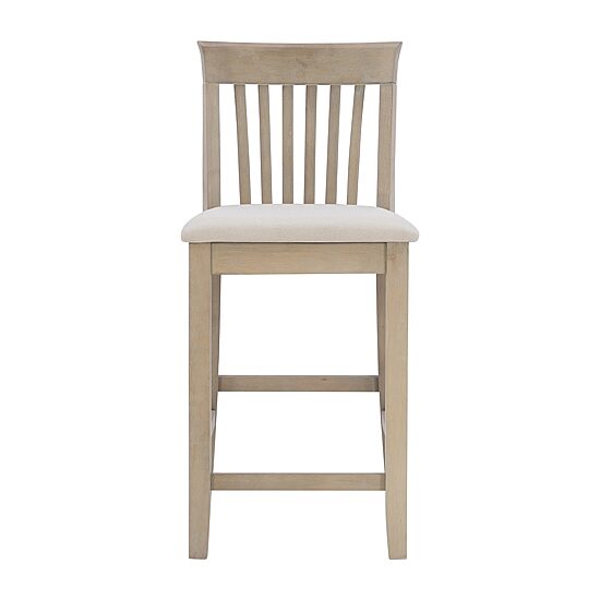 Linon Tarlton Counter Height Upholstered Bar Stool