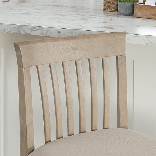 Linon Tarlton Counter Height Upholstered Bar Stool
