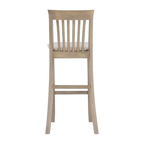 Linon Tarlton Upholstered Bar Stool